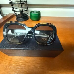 Prada Women's Black Square Glasses